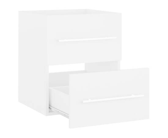 Dulap pentru chiuvetă, alb, 41x38,5x48 cm, pal, 6 image