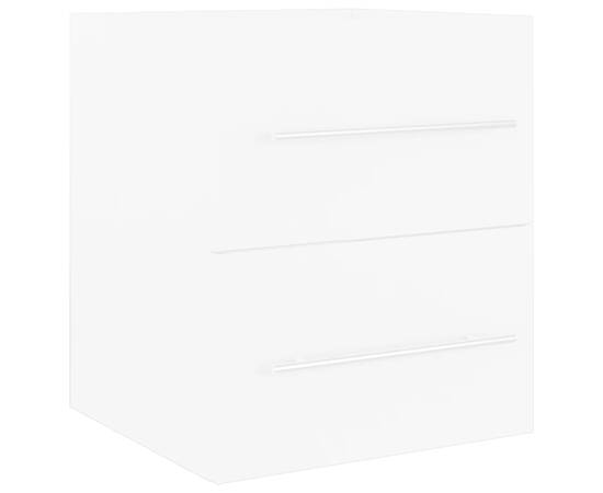 Dulap pentru chiuvetă, alb, 41x38,5x48 cm, pal, 2 image