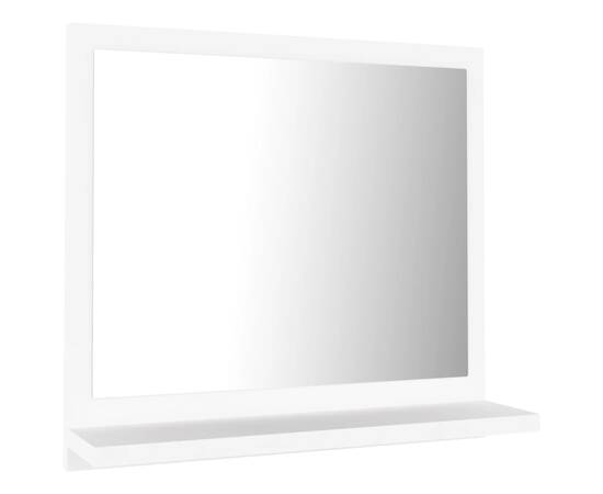 Oglindă de baie, alb, 40 x 10,5 x 37 cm, pal, 2 image