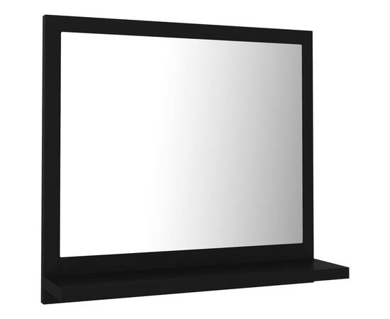 Oglindă de baie, negru, 40 x 10,5 x 37 cm, pal, 2 image