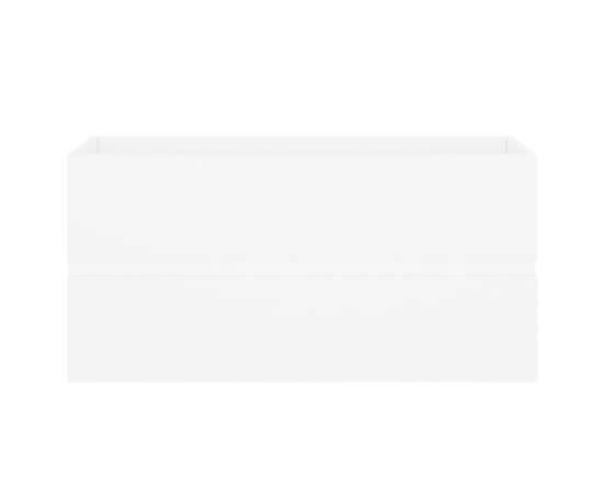 Dulap de chiuvetă, alb, 90x38,5x45 cm, pal, 5 image