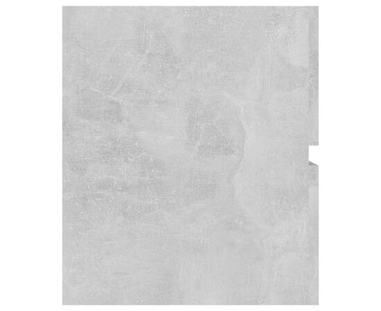 Dulap de chiuvetă, gri beton, 100x38,5x45 cm, pal, 6 image