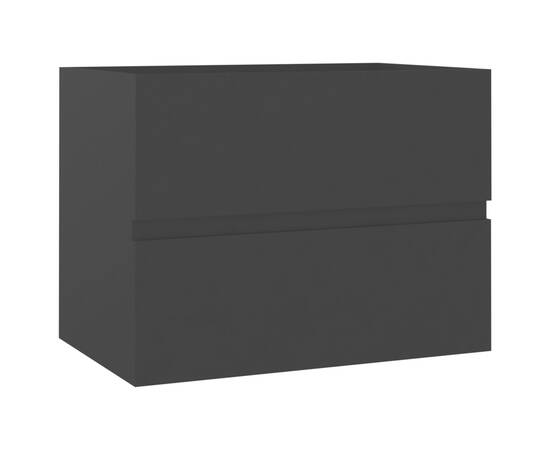 Mască de chiuvetă, negru, 60 x 38,5 x 45 cm, pal, 2 image