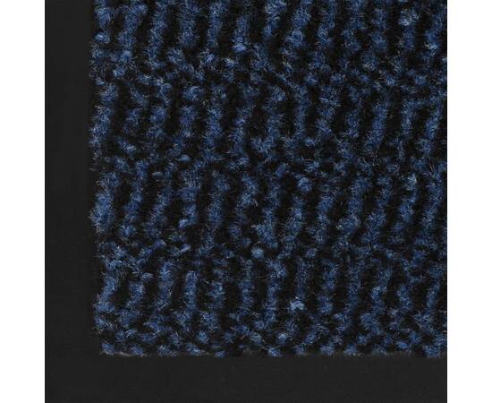 Covor de ușă anti-praf, albastru, 80x120 cm, dreptunghiular, 2 image