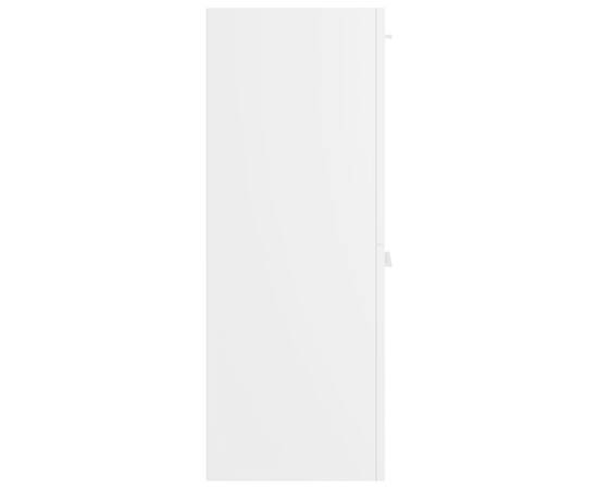 Dulap de baie, alb, 30x30x80 cm, pal, 9 image
