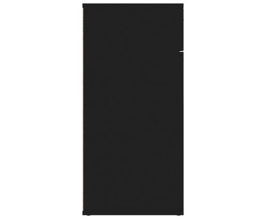 Servantă, negru, 80x36 x75 cm, pal, 7 image