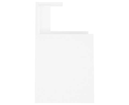 Noptieră, alb, 40x35x60 cm, pal, 5 image