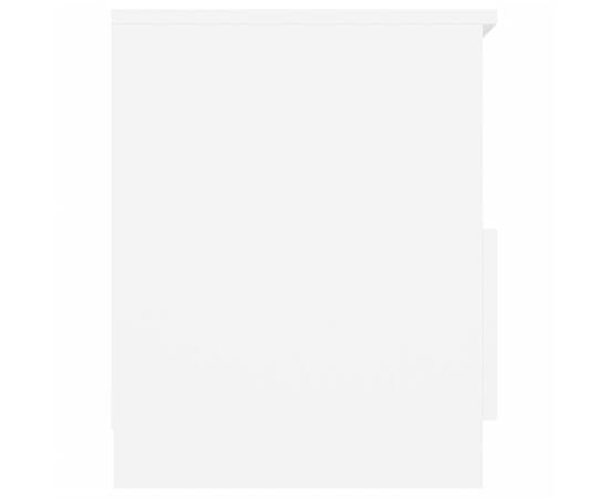 Noptiere, 2 buc., alb, 40x40x50 cm, pal, 6 image