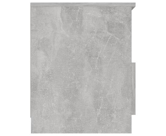 Noptiere, 2 buc., gri beton, 40x40x50 cm, pal, 6 image