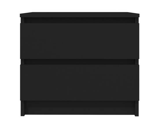 Noptiere, 2 buc., negru, 50x39x43,5 cm, pal, 5 image