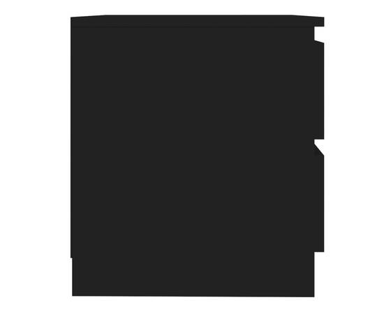 Noptiere, 2 buc., negru, 50x39x43,5 cm, pal, 6 image