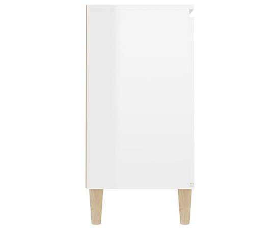 Servantă, alb extralucios, 103,5x35x70 cm, pal, 6 image