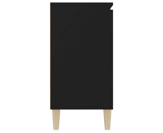 Servantă, negru, 103,5x35x70 cm, pal, 6 image