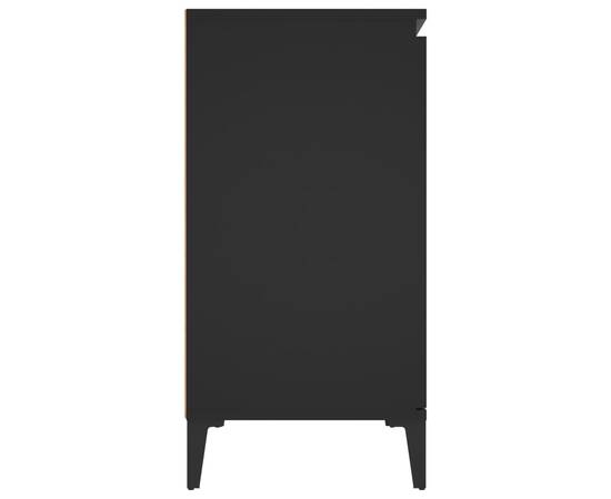 Servantă, negru, 104x35x70 cm, pal, 6 image