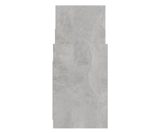 Dulap lateral, gri beton, 60x26x60 cm, pal, 6 image