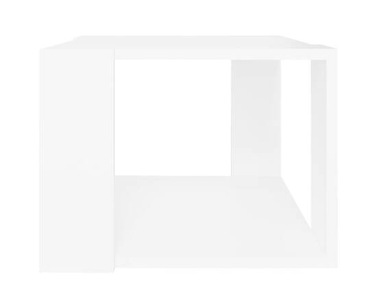 Măsuță de cafea, alb, 40x40x30 cm, pal, 4 image