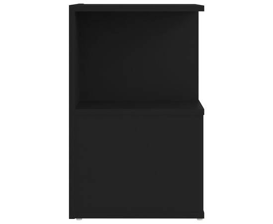 Noptieră, negru, 35x35x55 cm , pal, 5 image