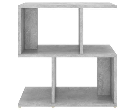 Noptiere, 2 buc., gri beton, 50x30x51,5 cm, pal, 5 image