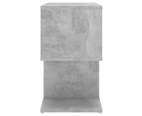 Noptiere, 2 buc., gri beton, 50x30x51,5 cm, pal, 6 image