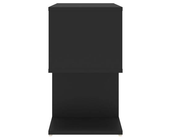Noptiere, 2 buc., negru, 50x30x51,5 cm, pal, 6 image
