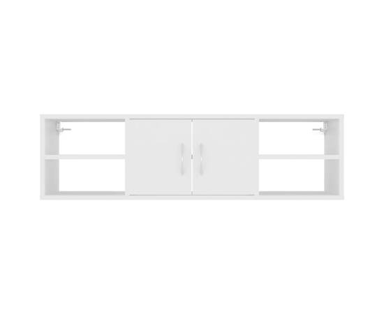 Raft de perete, alb, 102x30x29 cm, pal, 6 image