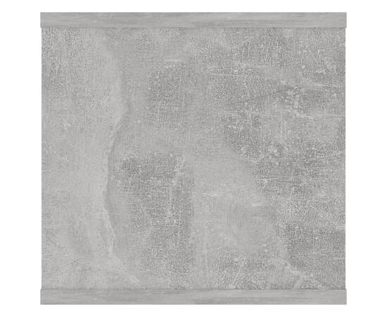 Raft de perete, gri beton, 102x30x29 cm, pal, 7 image