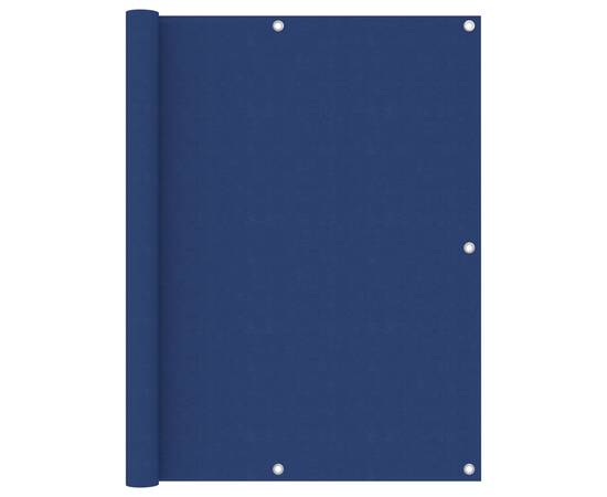 Paravan pentru balcon, albastru, 120x300 cm, țesătură oxford