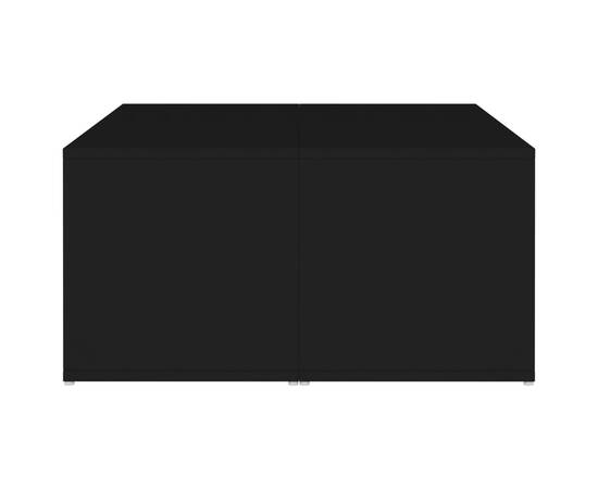 Măsuțe de cafea, 4 buc., negru, 33x33x33 cm, pal, 7 image