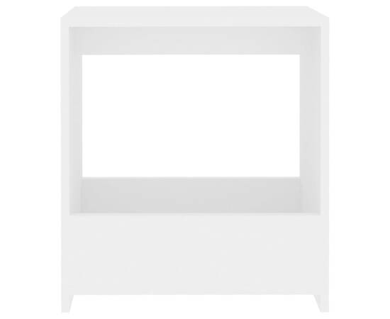 Masă laterală, alb, 50x26x50 cm, pal, 4 image