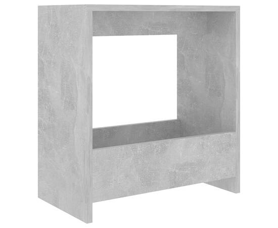 Masă laterală, gri beton, 50x26x50 cm, pal, 2 image