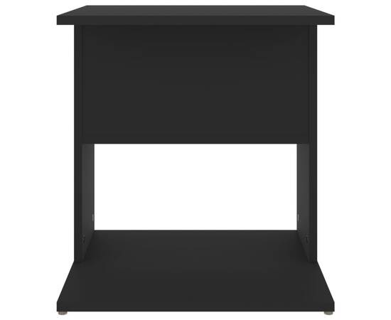Masă laterală, negru, 45x45x48 cm, pal, 4 image