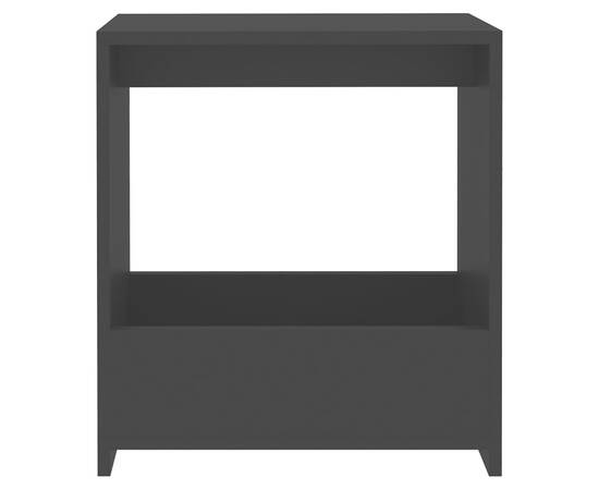 Masă laterală, negru, 50x26x50 cm, pal, 4 image