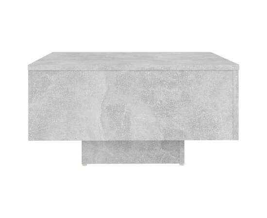 Măsuță de cafea, gri beton, 60x60x31,5 cm, pal, 5 image