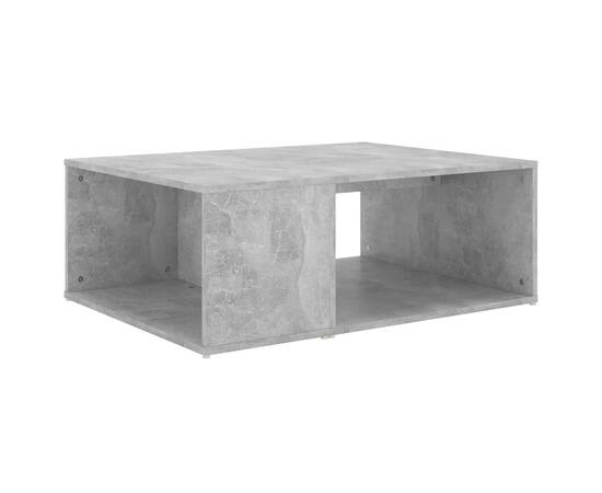 Măsuță de cafea, gri beton,90x67x33 cm, pal, 2 image