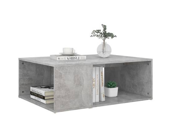Măsuță de cafea, gri beton,90x67x33 cm, pal, 3 image