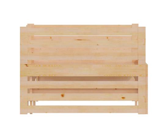 Pat extensibil de zi, 2x(90x200) cm, lemn masiv de pin, 8 image
