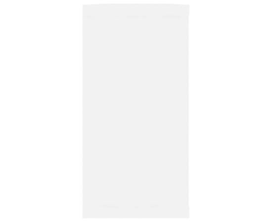 Rafturi de perete cub, 2 buc., alb, 100x15x30 cm, pal, 8 image
