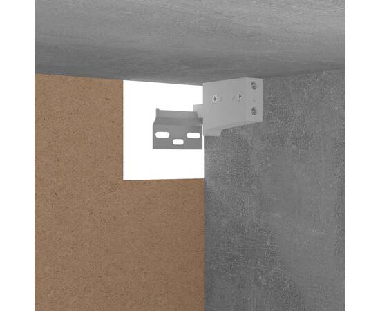 Șifonier, gri beton, 100x32,5x35 cm, pal, 7 image