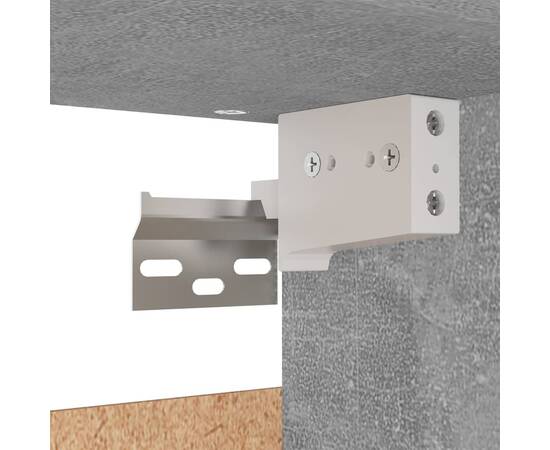 Șifonier, gri beton, 70x32,5x35 cm, pal, 5 image