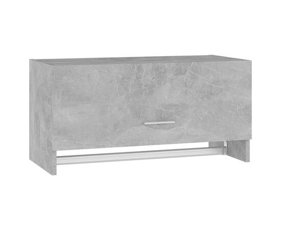 Șifonier, gri beton, 70x32,5x35 cm, pal, 2 image