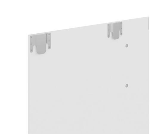 Comodă tv de perete, alb, 120x23,5x90 cm, pal, 6 image