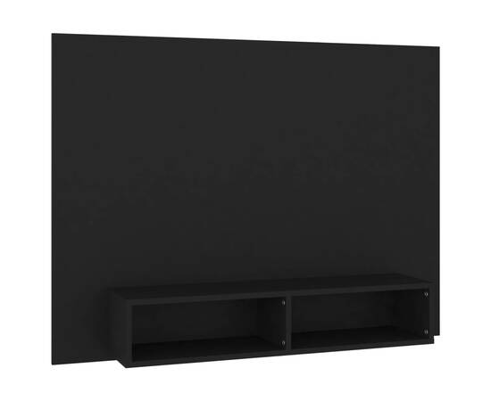 Comodă tv de perete, negru, 120x23,5x90 cm, pal, 2 image