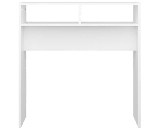 Masă consolă, alb, 78x30x80 cm, pal, 5 image