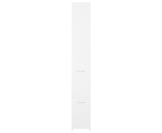 Dulap de baie, alb, 25x25x170 cm, pal, 4 image
