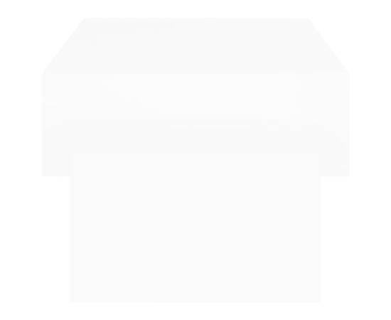 Măsuță de cafea, alb, 105x55x32 cm, pal, 6 image