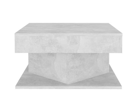Măsuță de cafea, gri beton, 57x57x30 cm, pal, 4 image