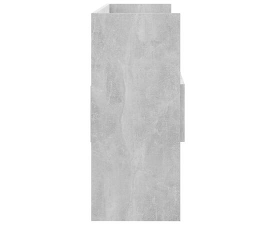 Servantă, gri beton, 105x30x70 cm, pal, 7 image