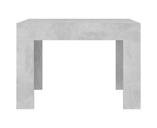 Măsuță de cafea, gri beton, 50x50x35 cm, pal, 5 image