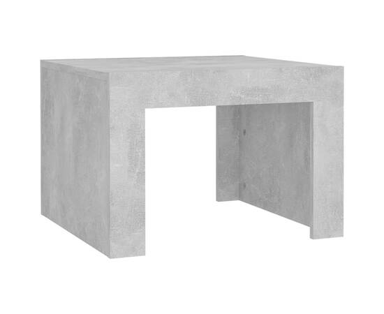 Măsuță de cafea, gri beton, 50x50x35 cm, pal, 2 image