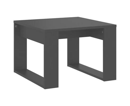 Masă laterală, negru, 50x50x35 cm, pal, 2 image